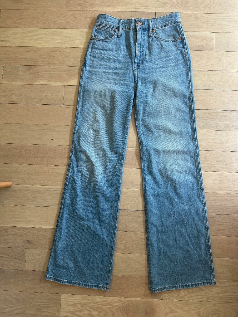 Madewell 11" High-Rise Flare Jeans Light Wash 26